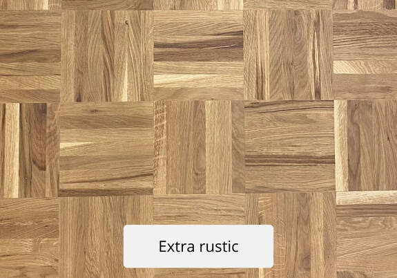 Mosaikparkett würfelverband extra rustic