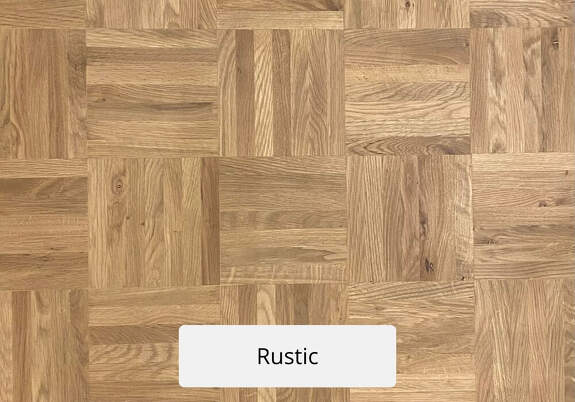 Mosaikparkett würfelverband rustic