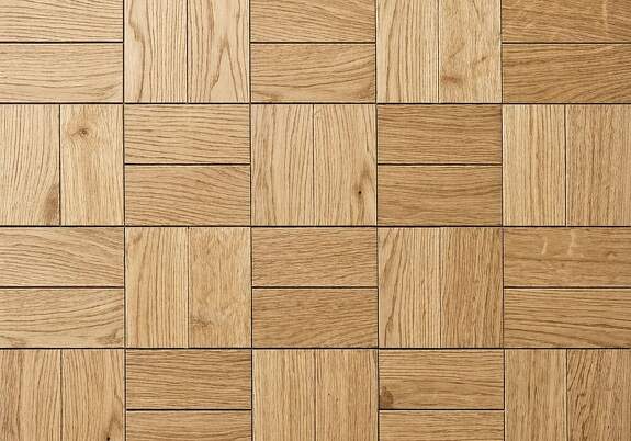 Restliche dielen 21.6m² mosaikparkett würfelverband eiche